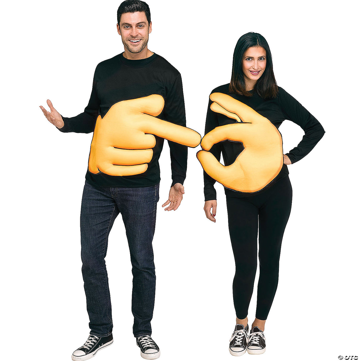 Adult OK Pointer Costume – Funny Hand Sign Gag Halloween Party Dress Up Outfit