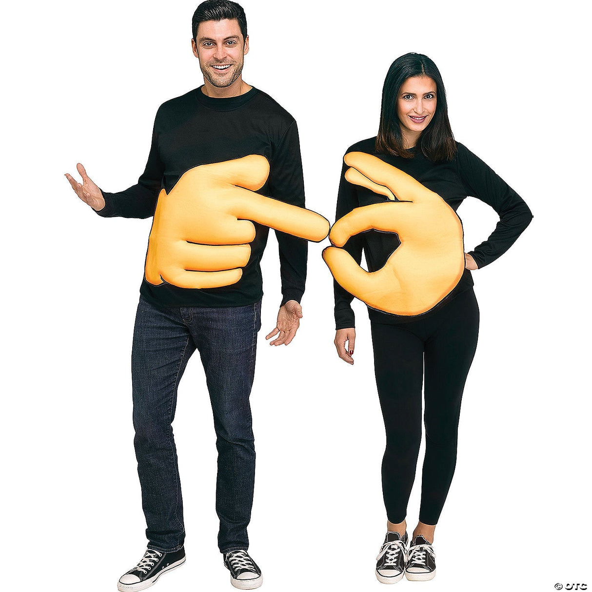 Adult OK Pointer Costume – Funny Hand Sign Gag Halloween Party Dress Up Outfit