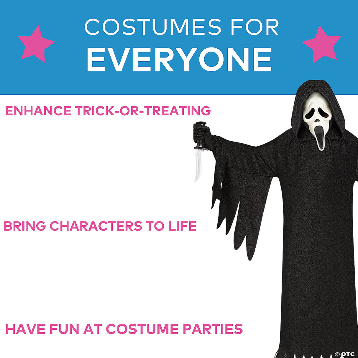 GHOST FACE 25 ANNIV CHILD MED - Halloween Costume Cosplay & Party Outfit For Kid