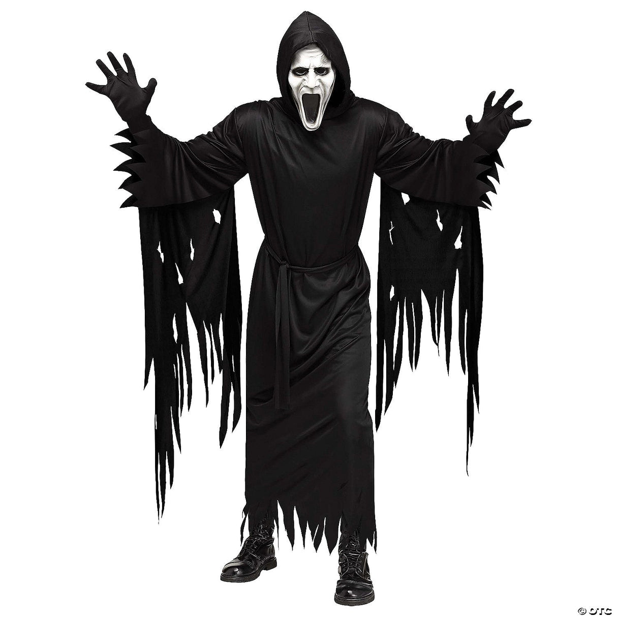 Adults Silent Screamer Costume – Scary Halloween Cosplay Party Outfit