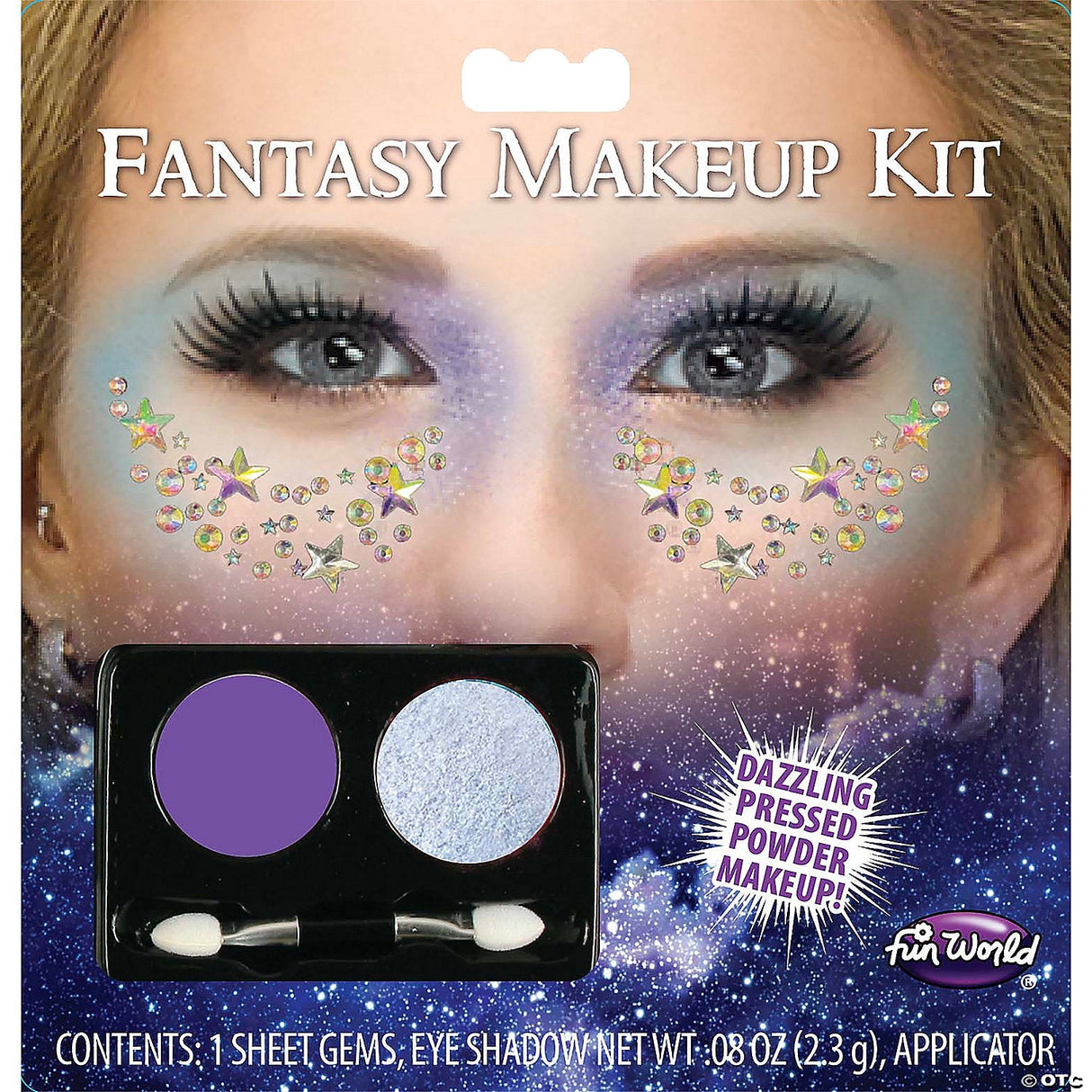Dazzling Decor Fantasy Eye Makeup Kit - Halloween Decoration Prop Haunted House