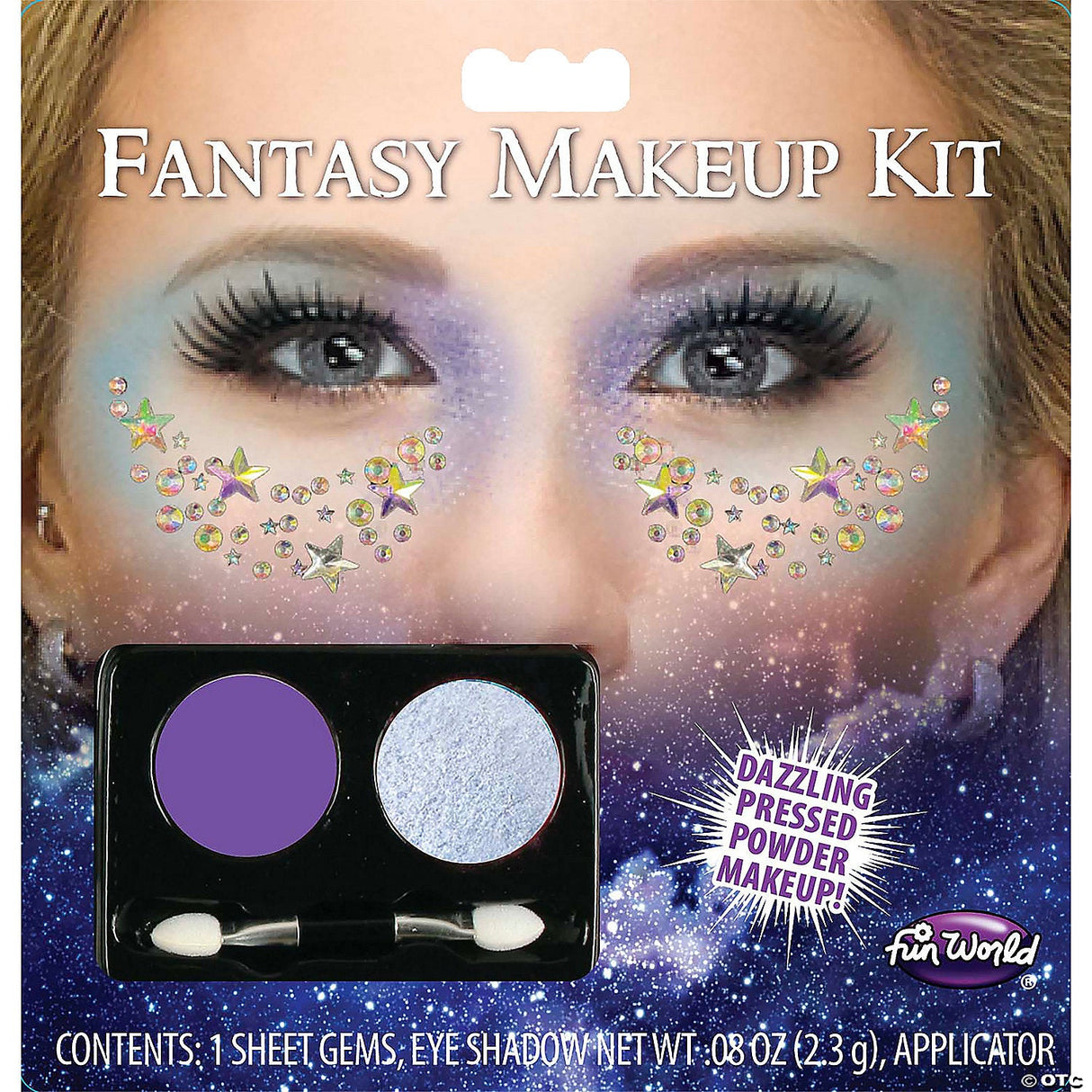 Dazzling Decor Fantasy Eye Makeup Kit - Halloween Decoration Prop Haunted House