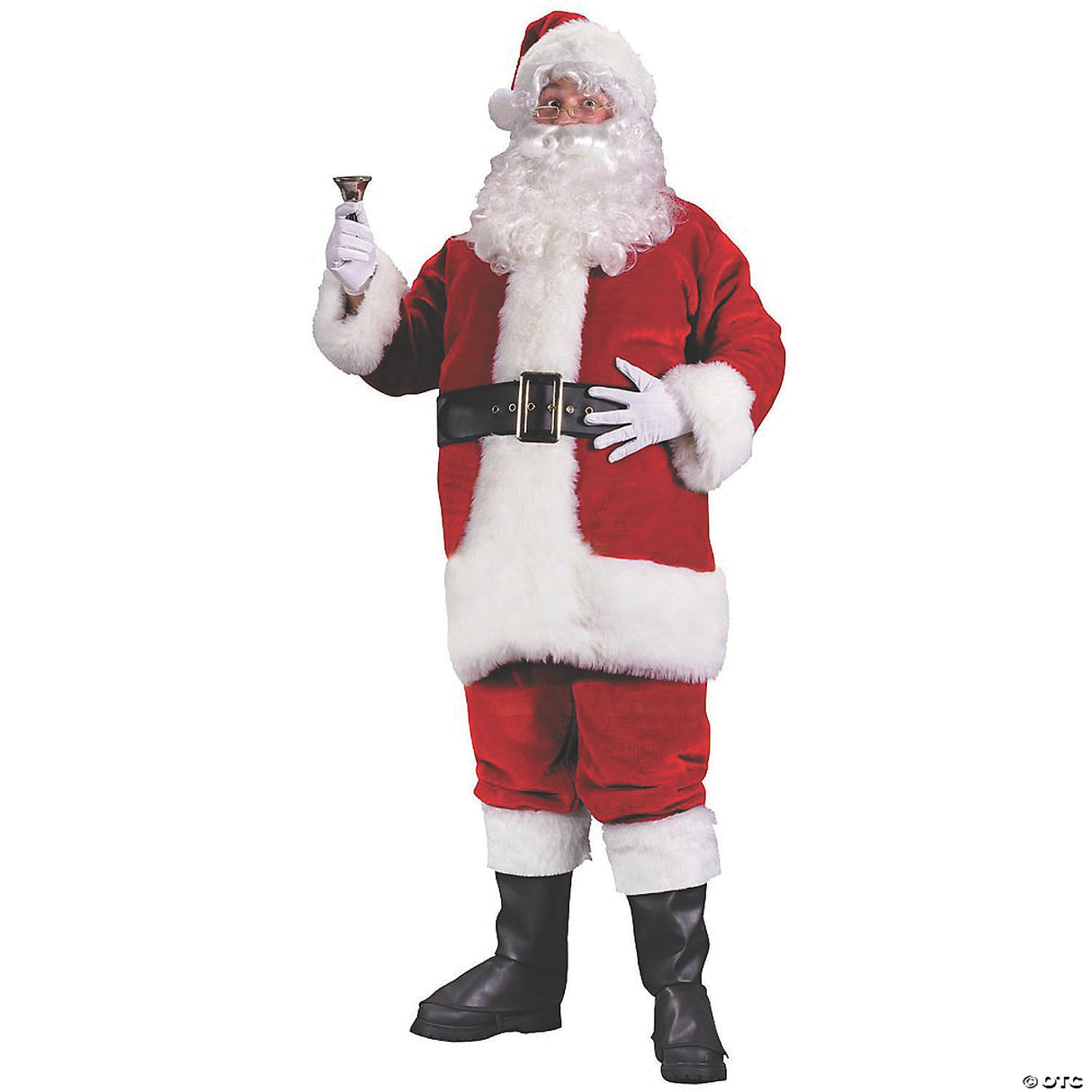Men's Premium Santa Suit Costume - Large - Adult Halloween Costume Accessory  -