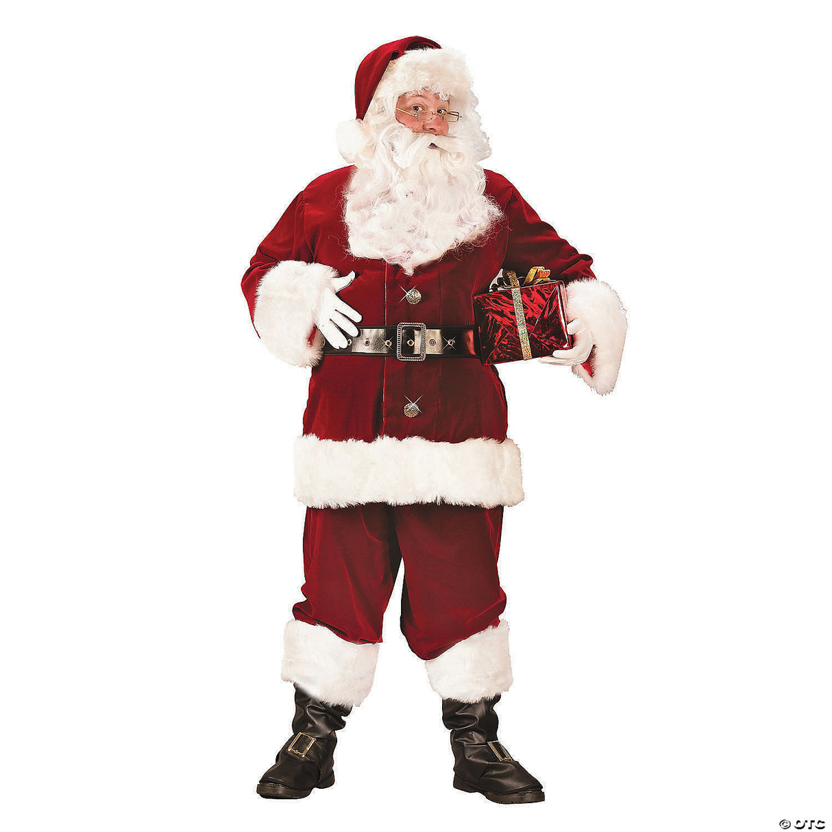 Men's Santa Suit Super Deluxe - Adult Halloween Costume Accessory Party Dress Up