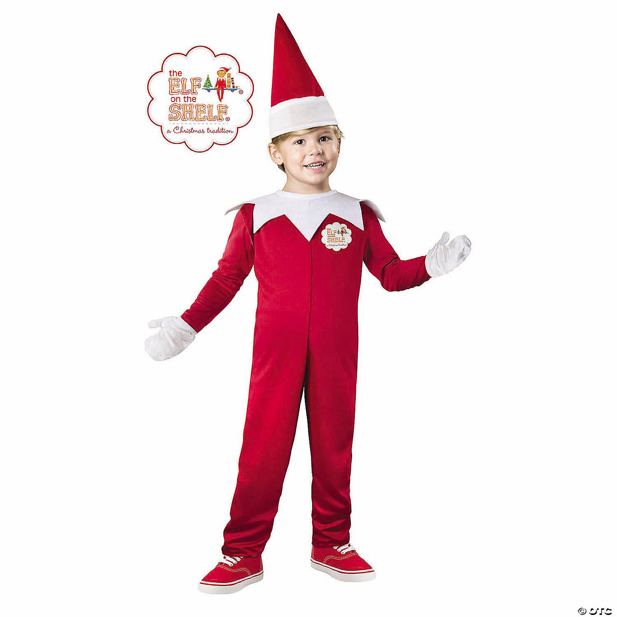 Eots Boy Elf Tdlr Md - Halloween Costume Outfit Dress Up Party