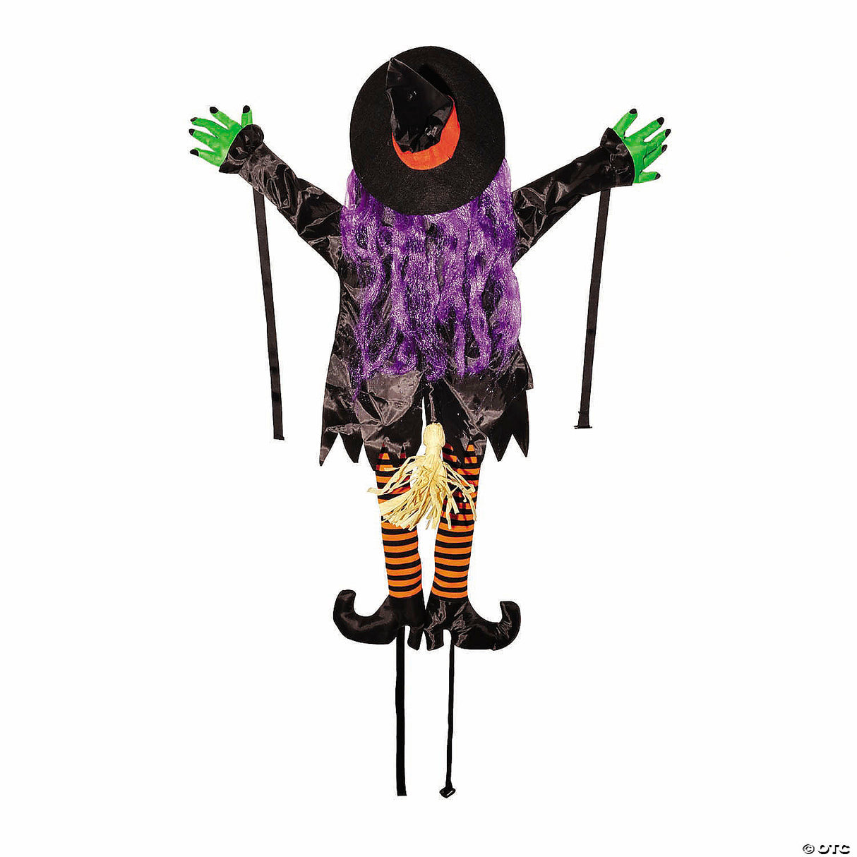 36"wrong Way Witch Tree Hugger