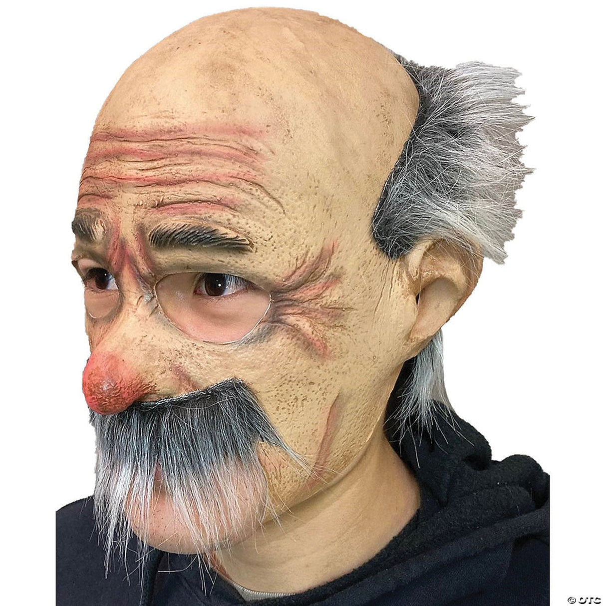 Adult Wisker Walter Old Man Mask - Funny Old Man Halloween Costume Prop