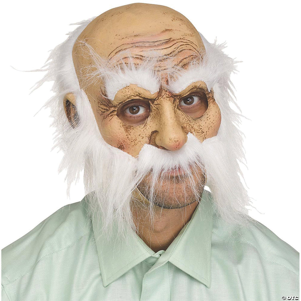 Adult Wisker Walter Old Man Mask - Funny Old Man Halloween Costume Prop