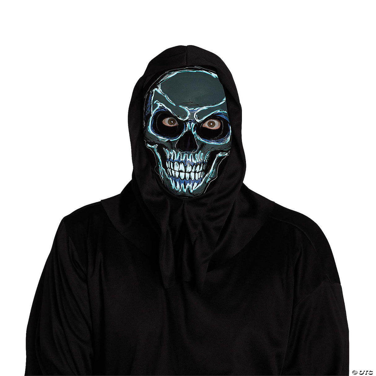 Adults Skull Reaper/electro Mask - Creepy Scary Halloween Costume Accessory Prop