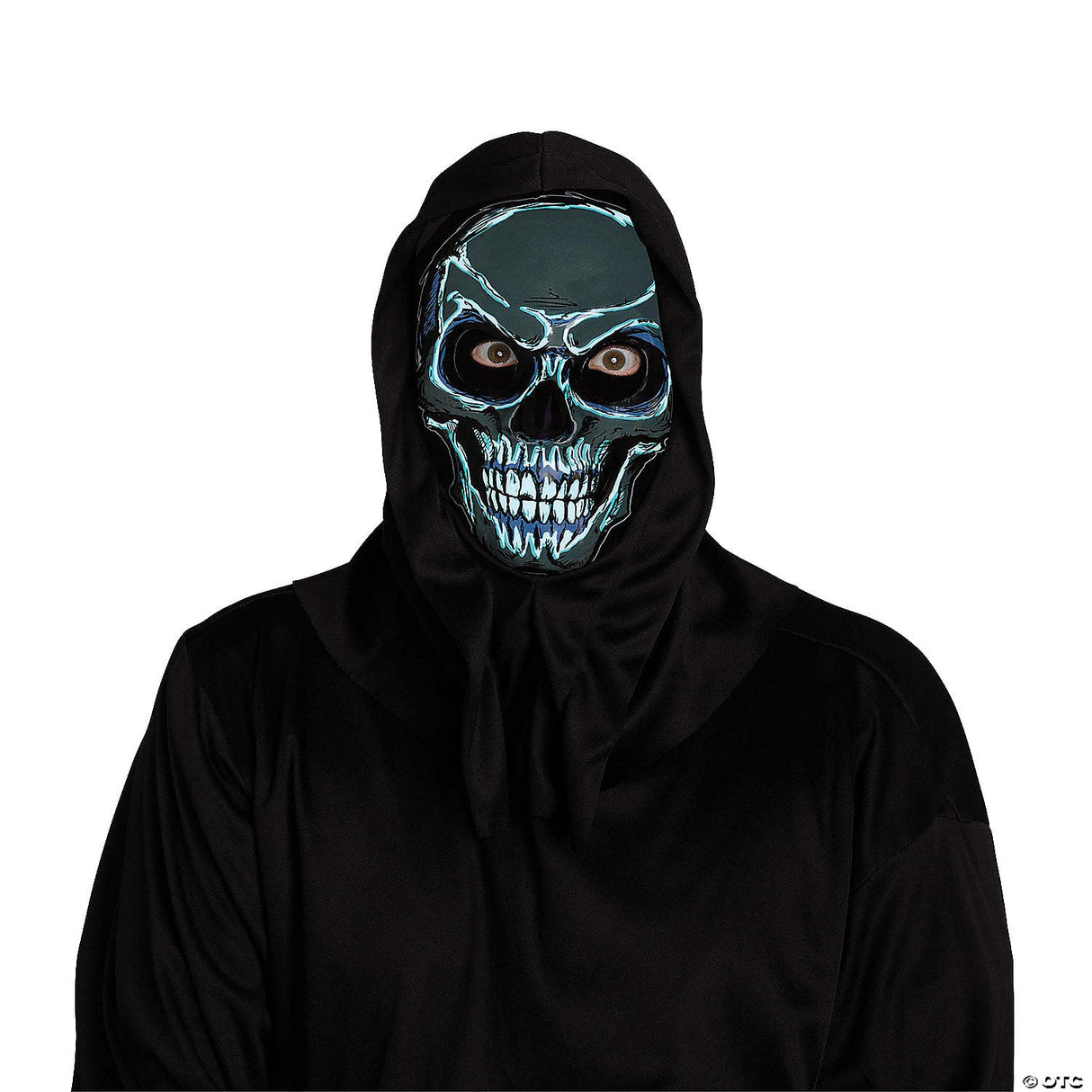 Adults Skull Reaper/electro Mask - Creepy Scary Halloween Costume Accessory Prop