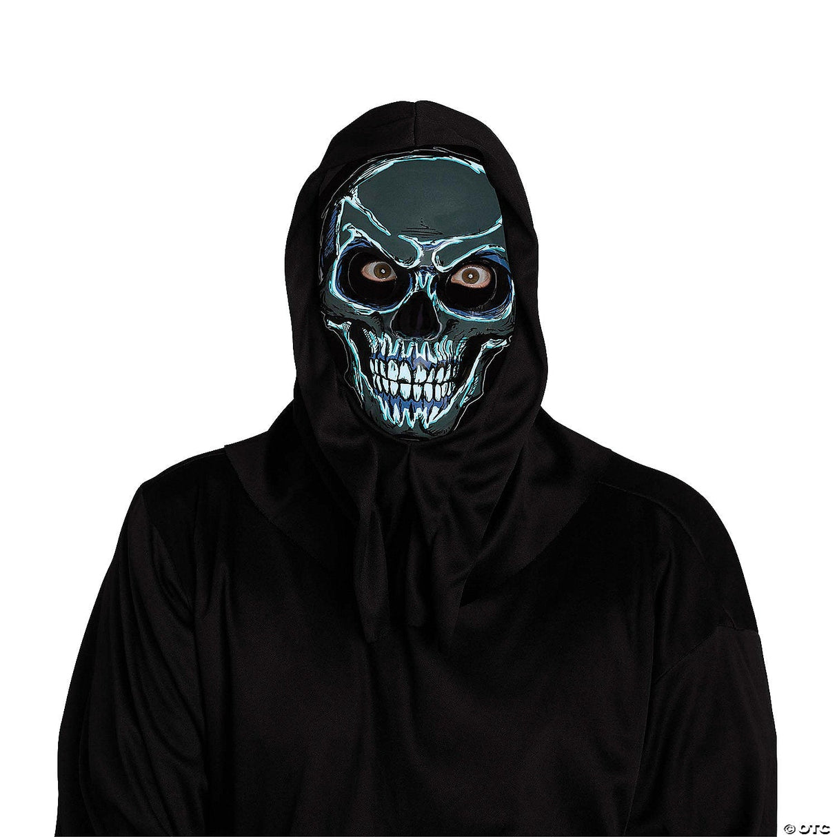 Adults Skull Reaper/electro Mask - Creepy Scary Halloween Costume Accessory Prop