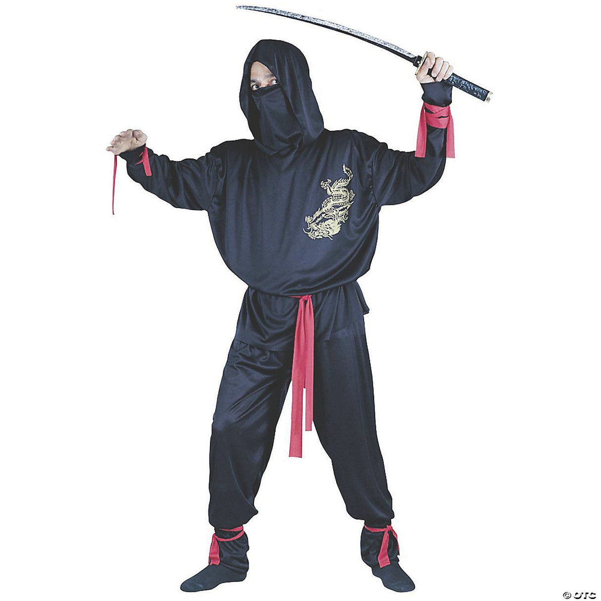 Men's Ninja Costume - Adult Halloween Costume Accessory Party Dress Up