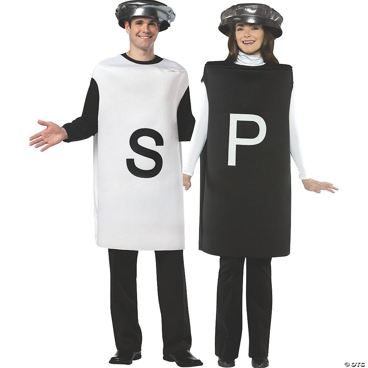 Adult Salt And Pepper Funny Couples Halloween Costumes Accessory Party Cosplay