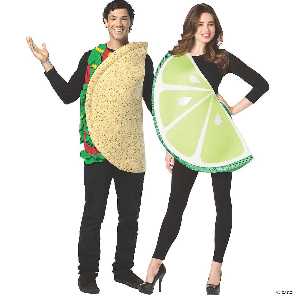 Adults Taco And Lime Funny Couples Halloween Costumes Accessory Party Cosplay