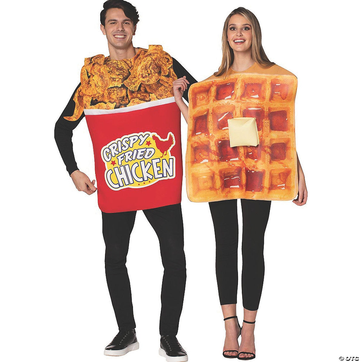 Adults Chicken And Waffle Funny Couples Halloween Costumes Accessory Party Cosp