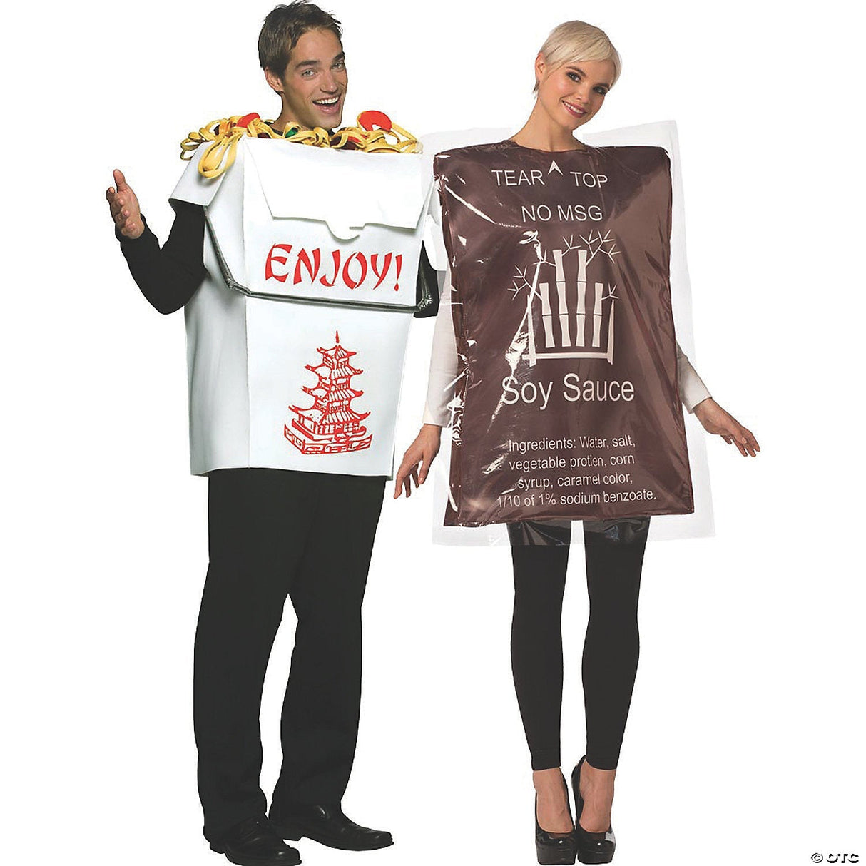 Adult Chinese Food Takeout Funny Couples Halloween Costumes Accessory Party