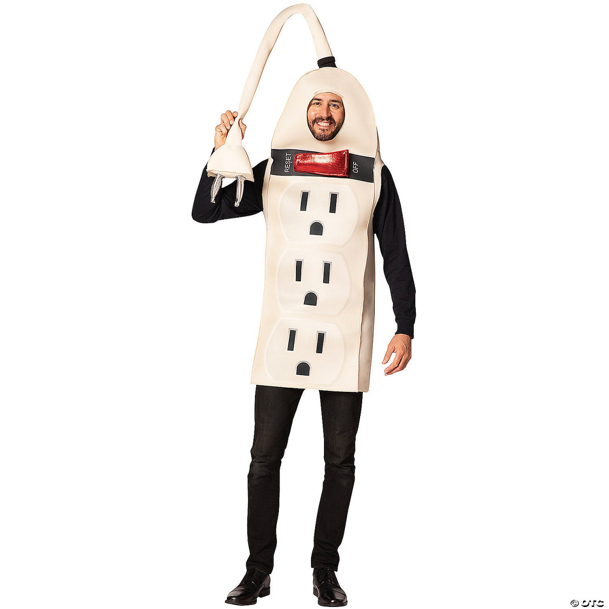 Adults Power Strip Surge Protector Costume Funny Object Halloween Cosplay Outfit