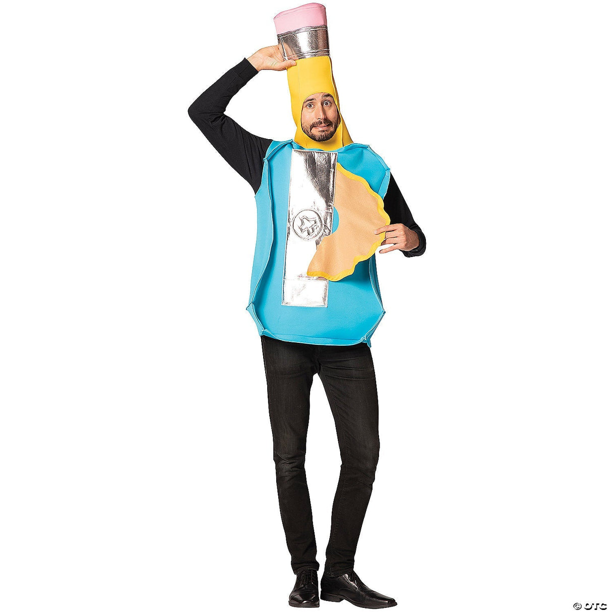 Adults Pencil Sharpener Costume – Funny School Supply Halloween Cosplay Outfit