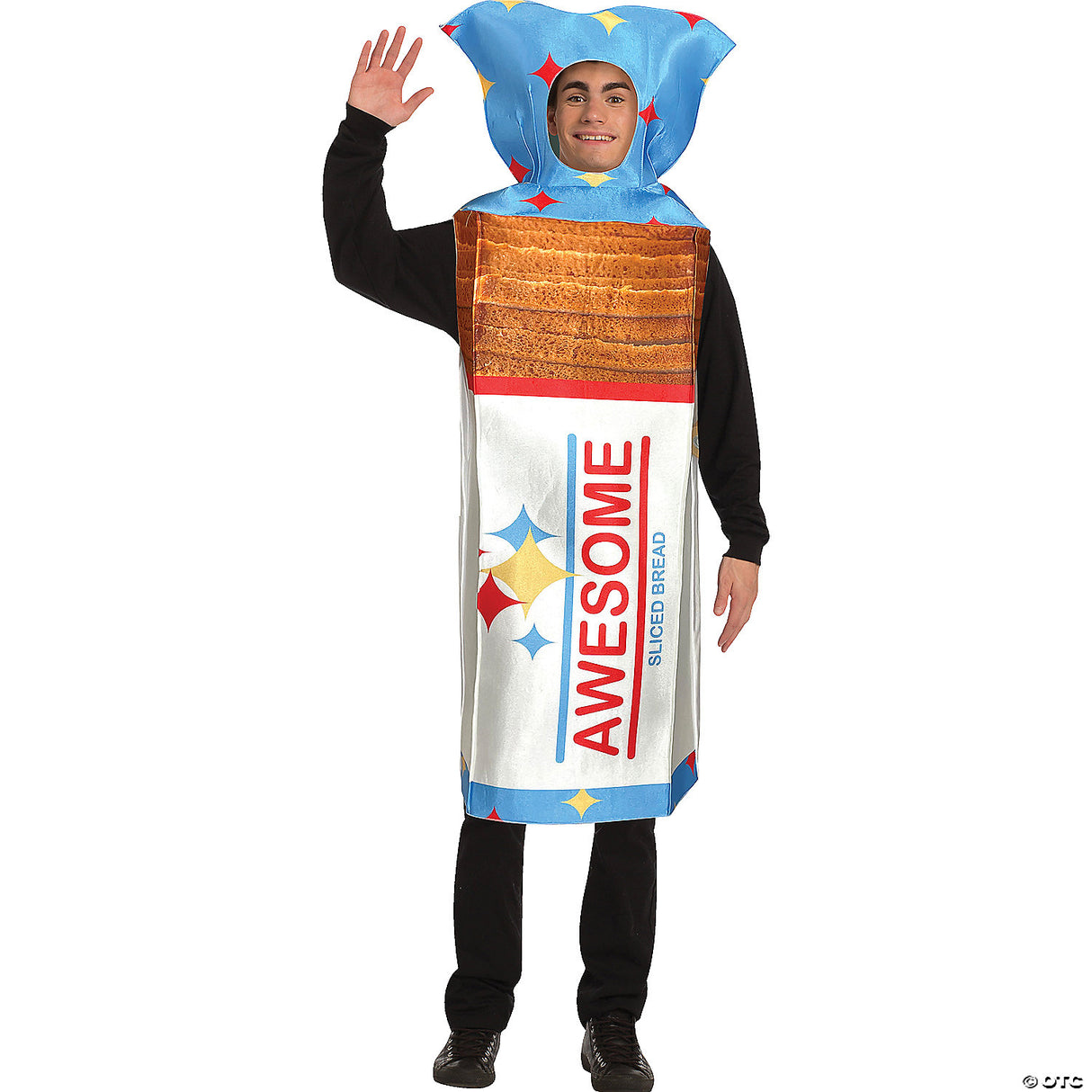 Adults Loaf of Bread Costume – Funny Food Halloween Cosplay Party Outfit