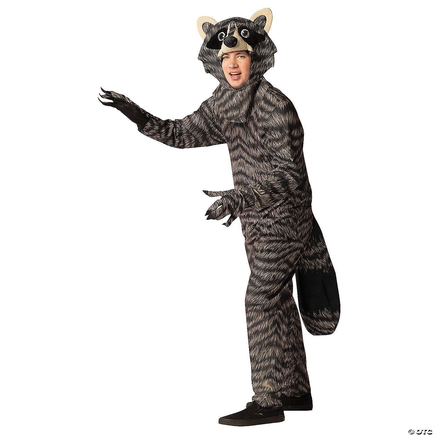 Adults Raccoon Costume – Funny Animal Halloween Cosplay Party Outfit for Adults