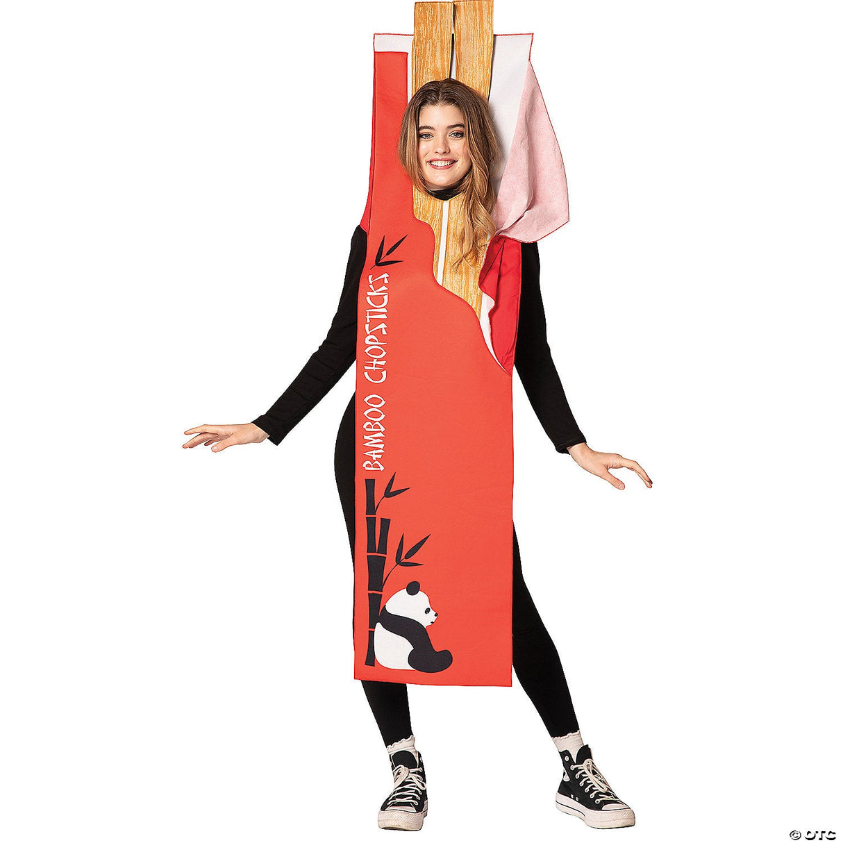 Adults Chopsticks Costume – Funny Food Accessory Halloween Cosplay Party Outfit