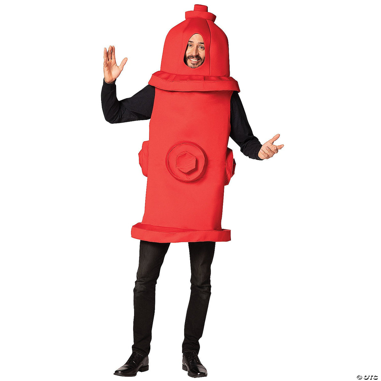 Adults Fire Hydrant Costume – Funny Object Halloween Cosplay Party Outfit