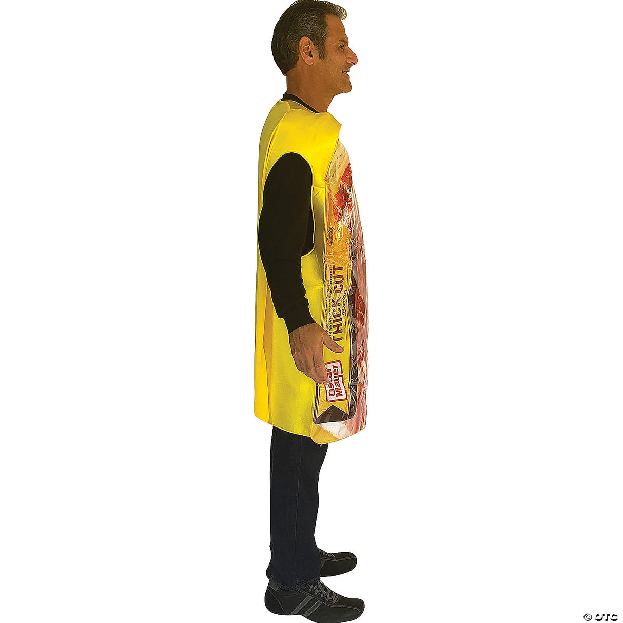 Adults Oscar Mayer™ Packaged Bacon Costume – Funny Food Halloween Cosplay Outfit