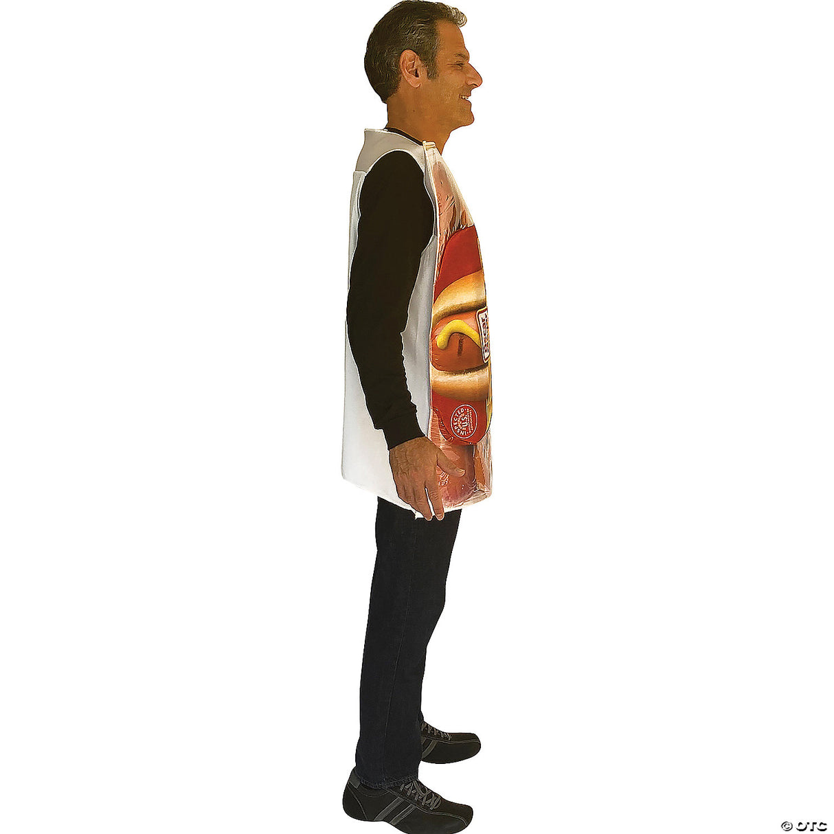 Adults Oscar Mayer™ Weiner Package Costume – Funny Food Halloween Cosplay Outfit