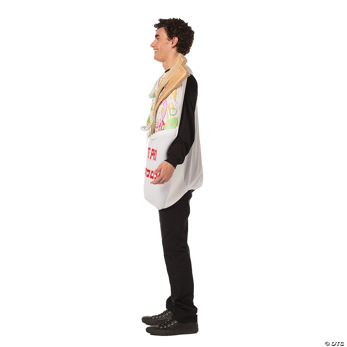 Adults Pho Noodle Bowl Costume – Funny Food Halloween Cosplay Party Outfit
