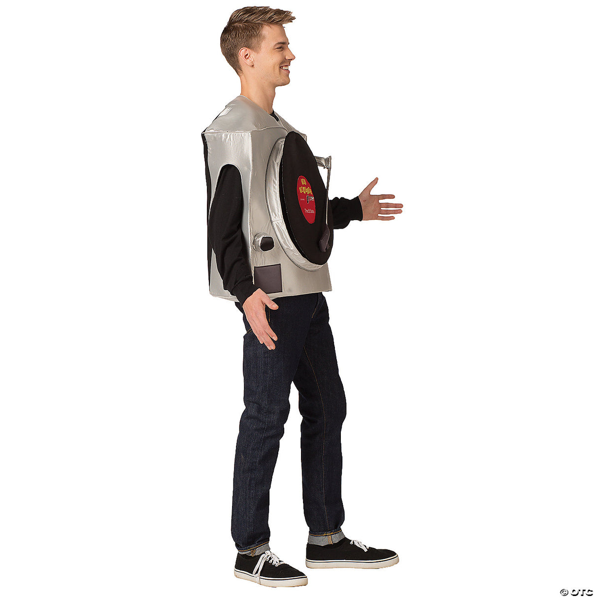 Adults Turntable Costume – Funny DJ Music Halloween Cosplay Party Outfit