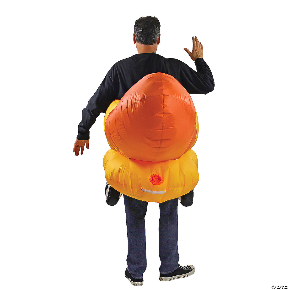 Adults Inflatable Oscar Mayer Weiner Costume – Funny Hot Dog Halloween Cosplay