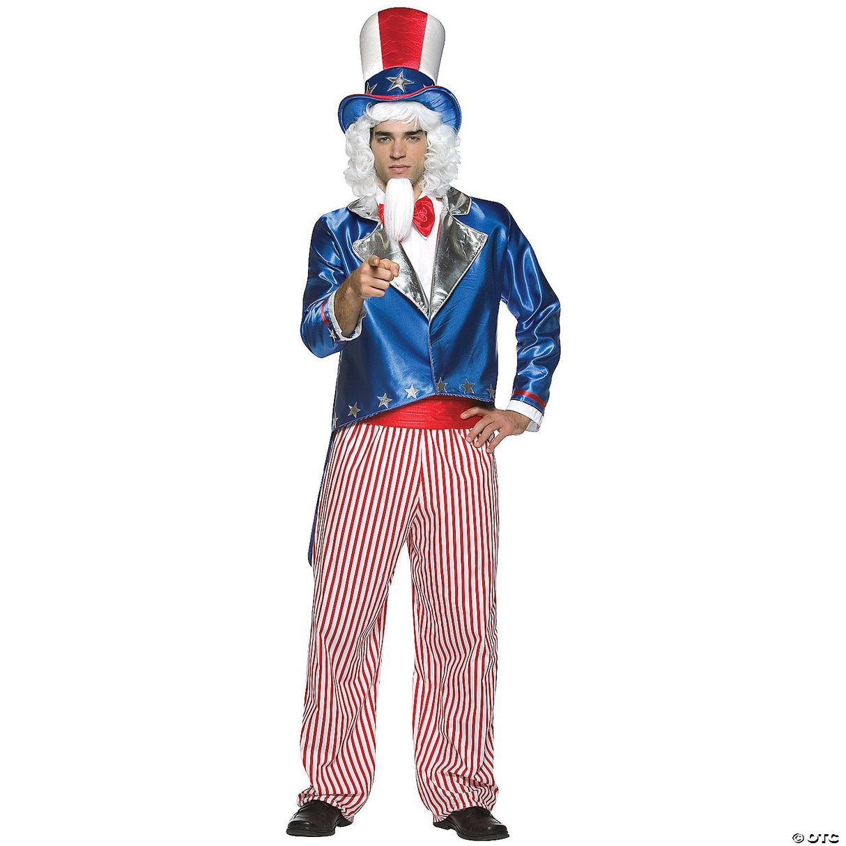 Men's Uncle Sam Costume - Adult Halloween Costume Accessory Party Dress Up