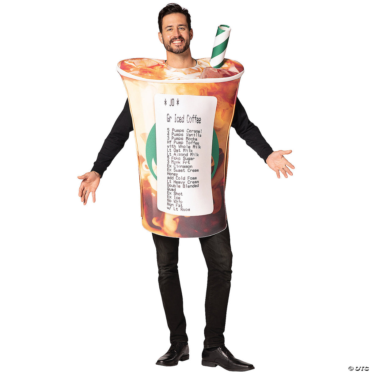 Adults Barista’s Nightmare Coffee Cup Costume – Funny Halloween Party Outfit