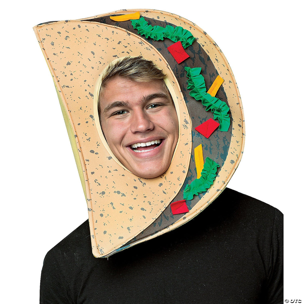 Adults Taco Mask – Funny Food Halloween Costume Accessory Prop