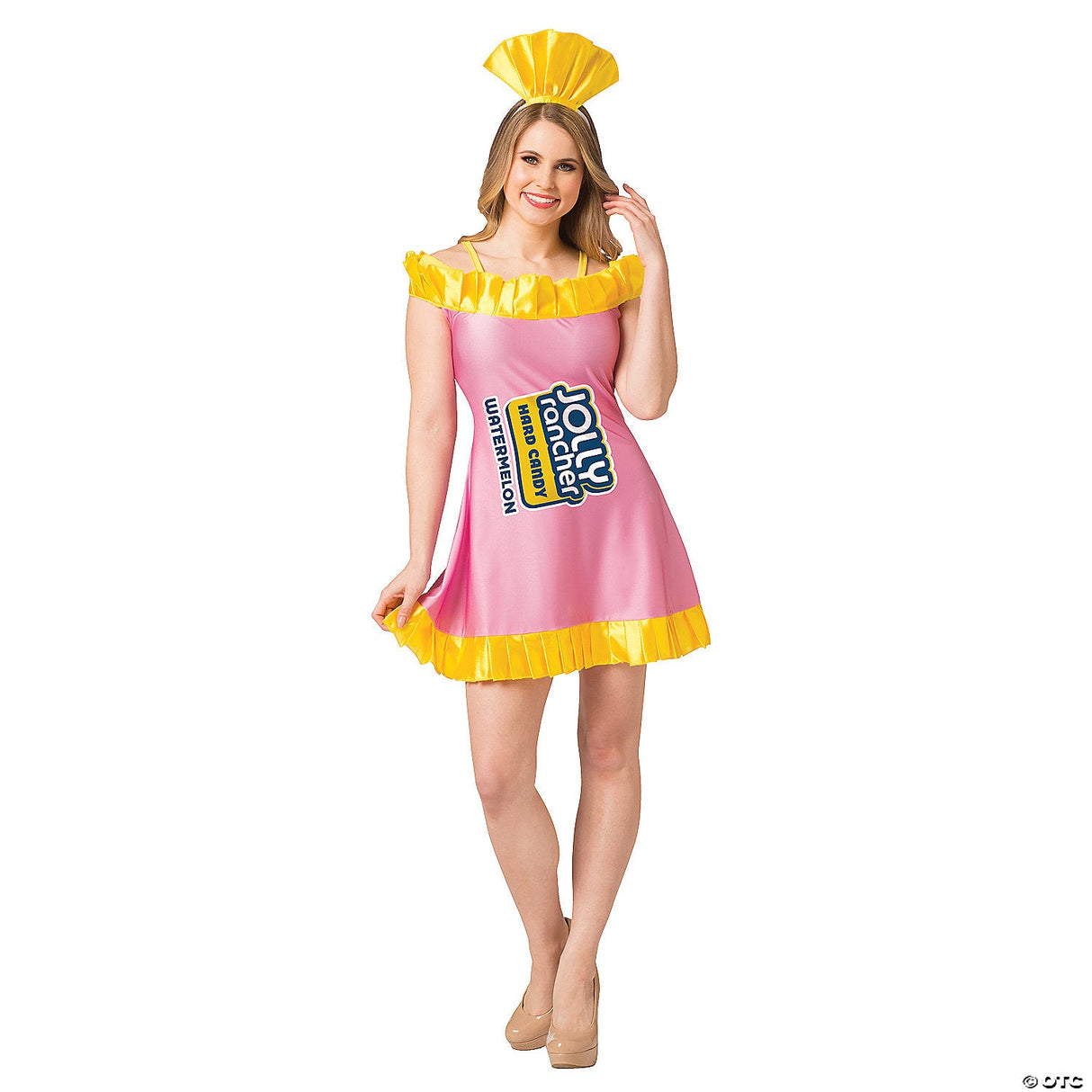 WOMEN'S WATERMELON JOLLY RANCHER COSTUME - Halloween Costume Adult Cosplay Party