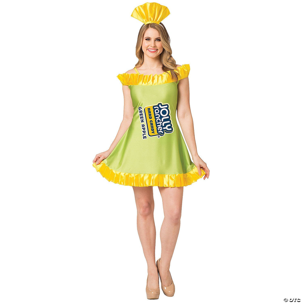 WOMEN'S APPLE JOLLY RANCHER COSTUME - Halloween Costume Adult Cosplay Party Outf