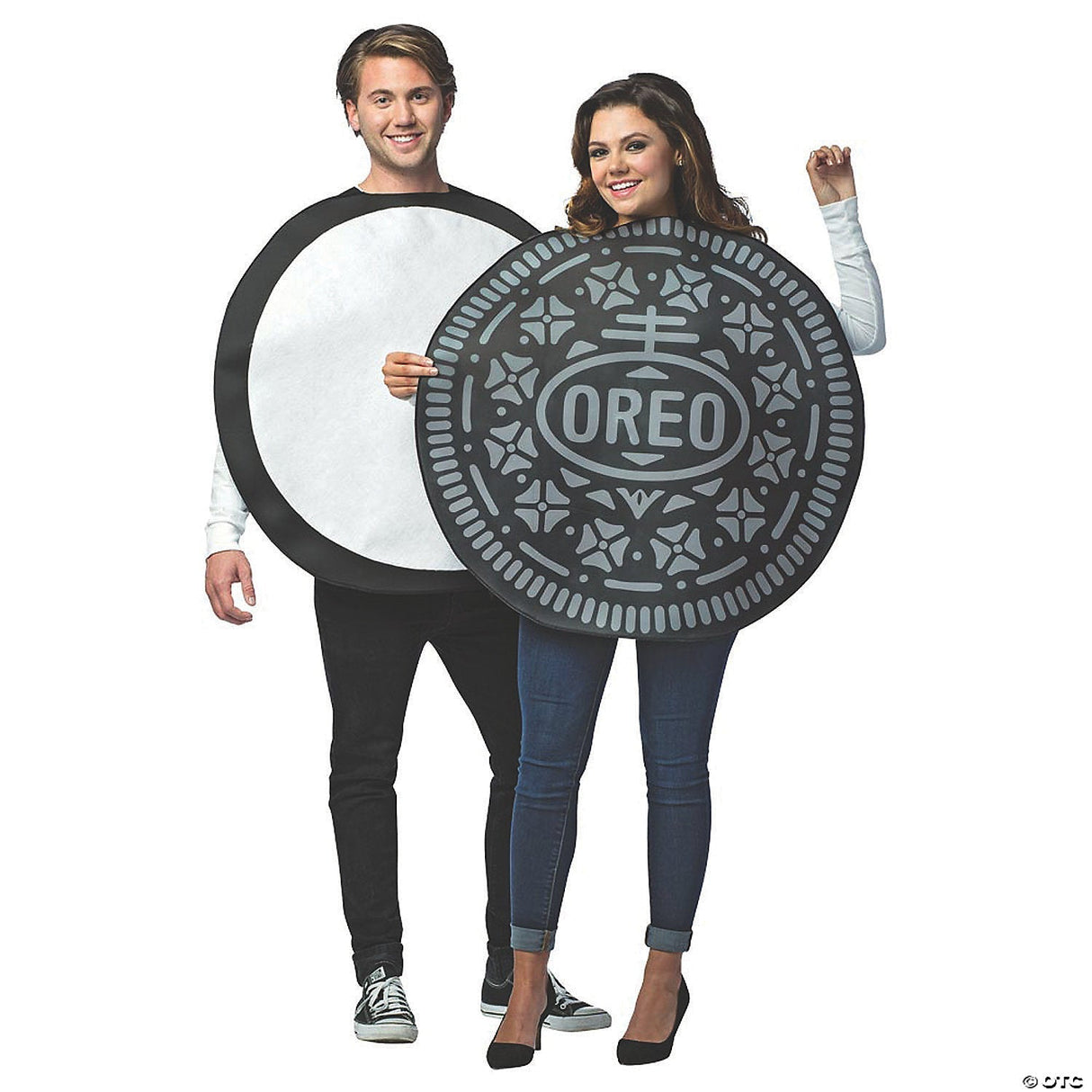 Adults Oreo® Couples Costumes - Halloween Costume Accessory Party Dress Up - Fun
