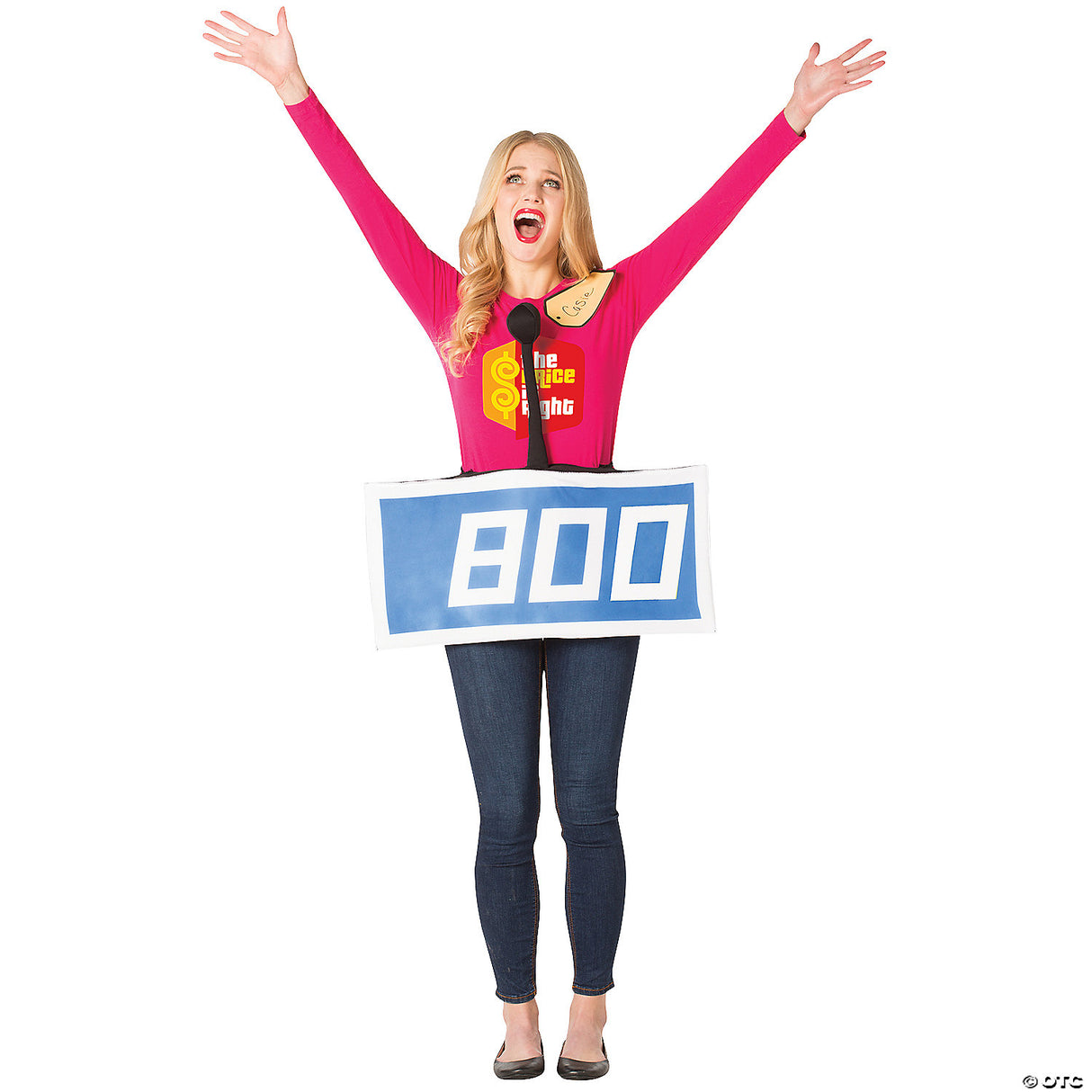 Adult Price Is Right Row Costume – Funny Game Show Halloween Party Outfit