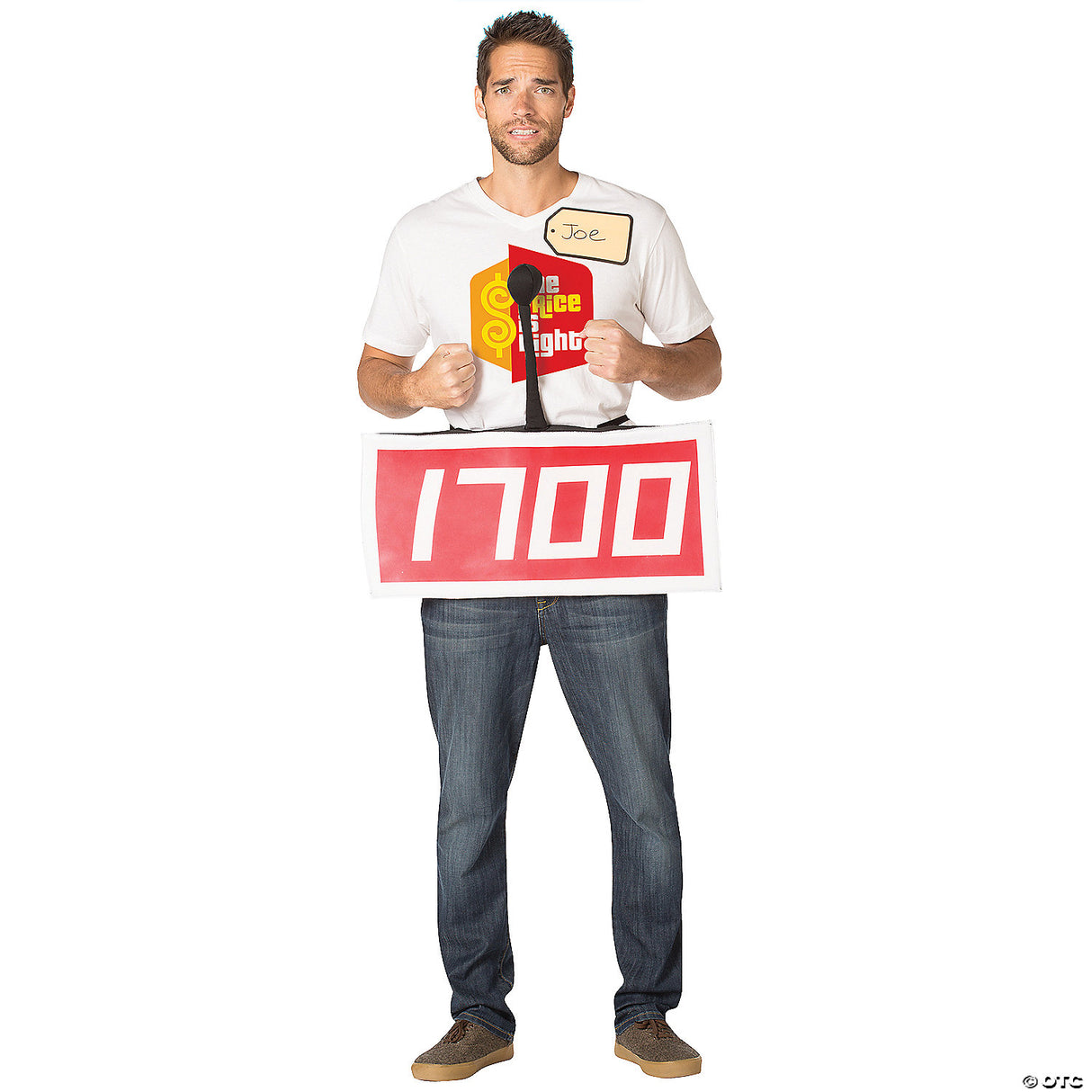 Adult Price Is Right Row Costume – Funny Game Show Halloween Party Outfit