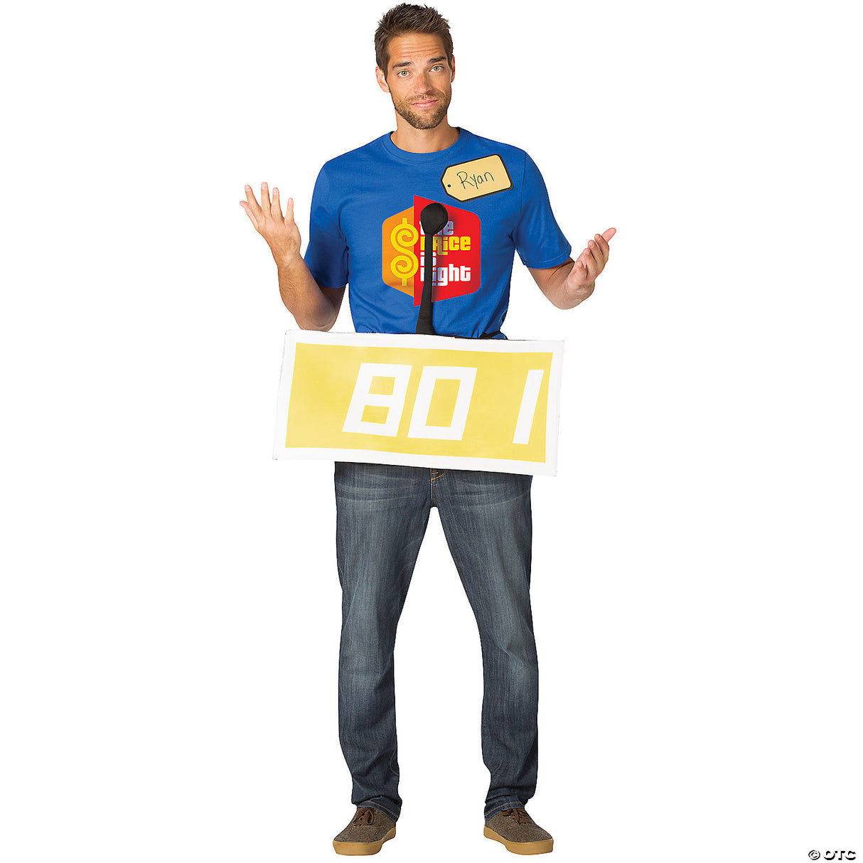 Adult Price Is Right Row Costume – Funny Game Show Halloween Party Outfit