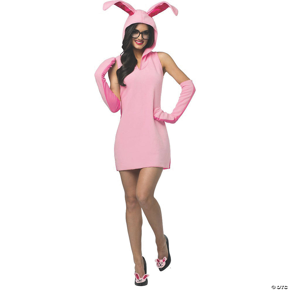 Christmas Story Bunny Costume Dress For Women - Adult Halloween Costume