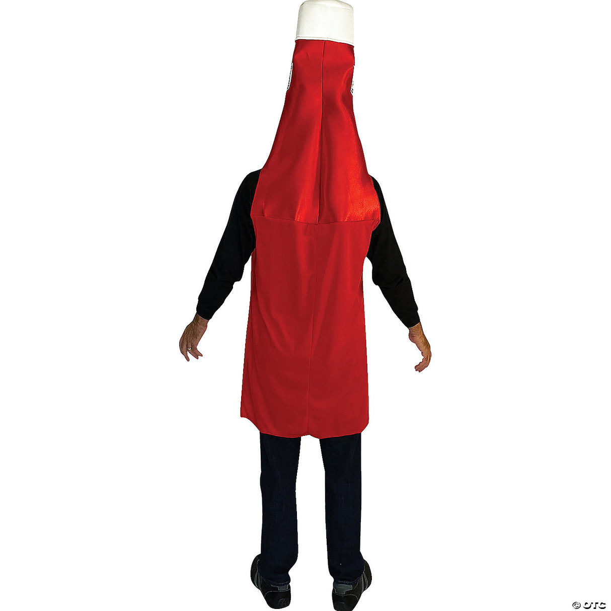 Adults Classic Heinz™ Ketchup Bottle Costume Funny Food Halloween Cosplay Outfit