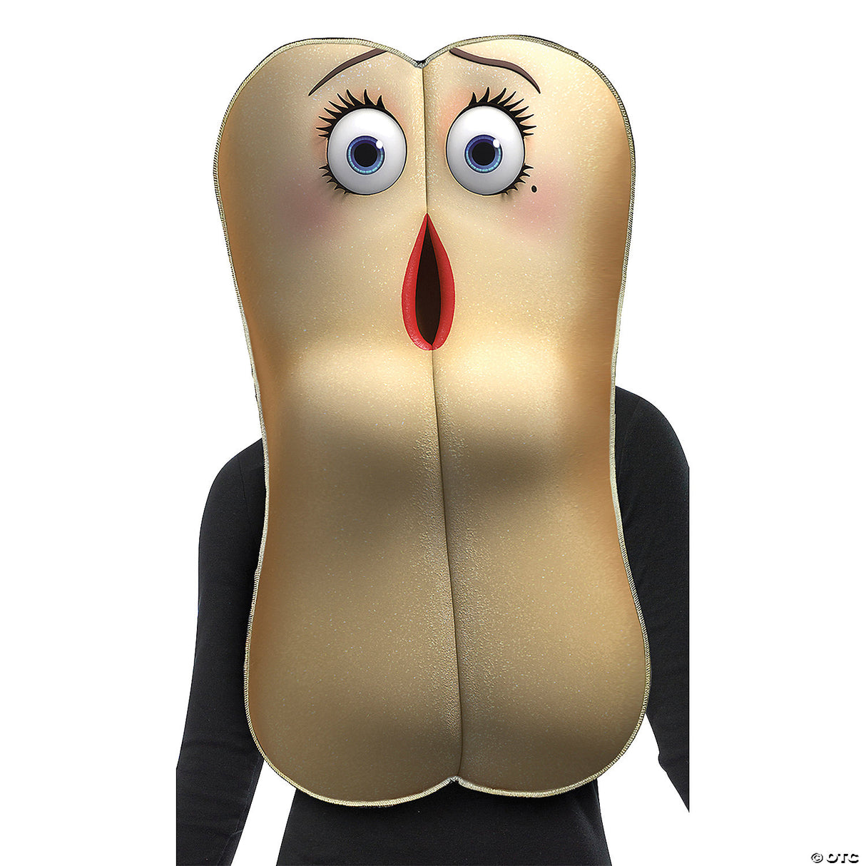 Adult Sausage Party Brenda Bun Mask - Creepy Scary Halloween Costume Accessory