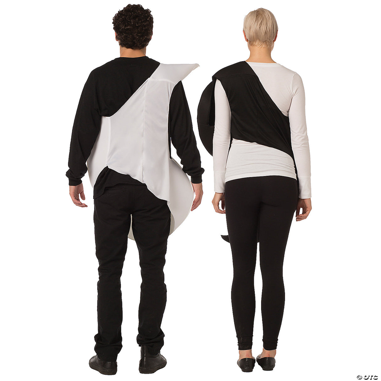 Adult Yin Yang Couples Funny Couples Halloween Costumes Accessory Party Cosplay