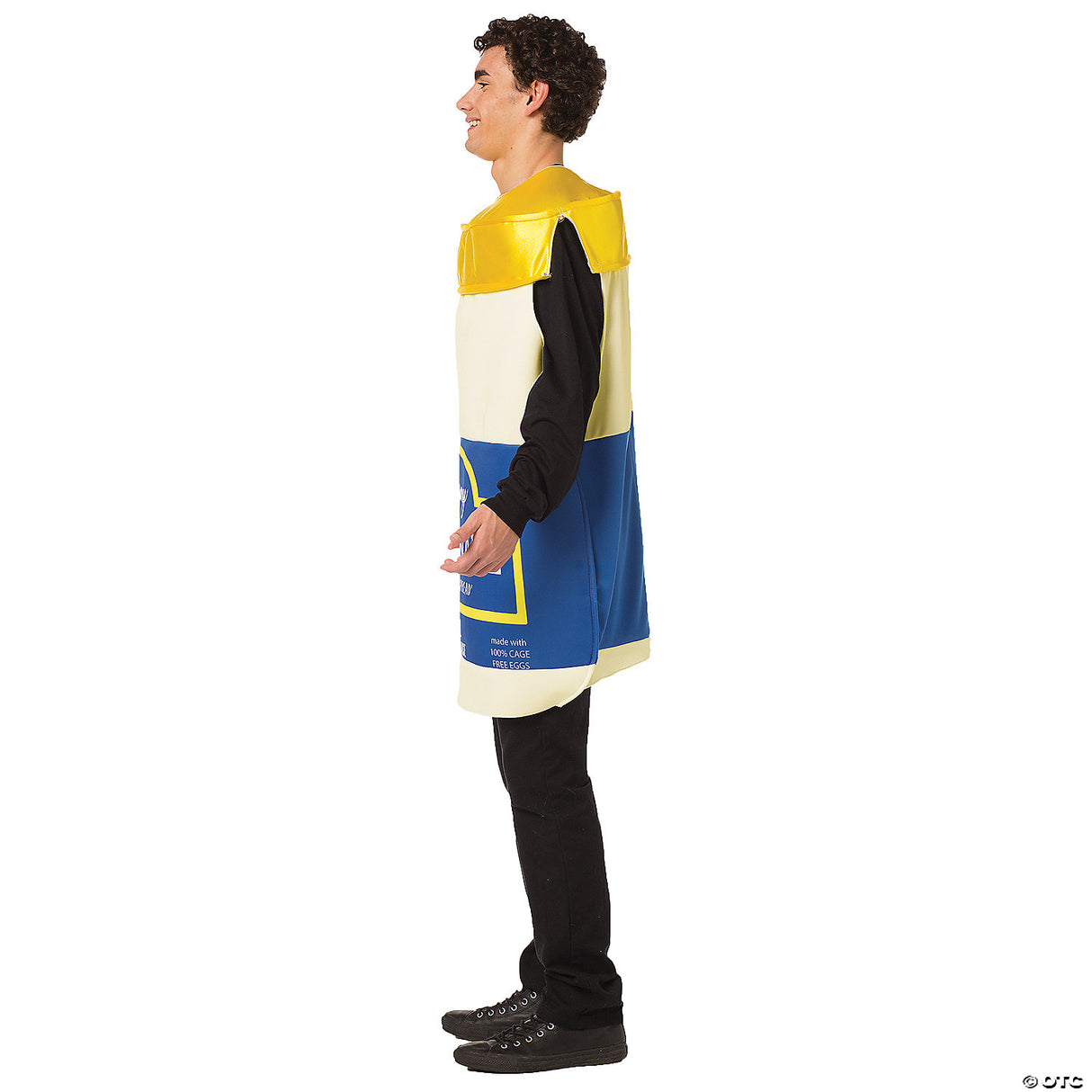 Adults Mayonnaise Costume – Funny Condiment Halloween Cosplay Party Outfit