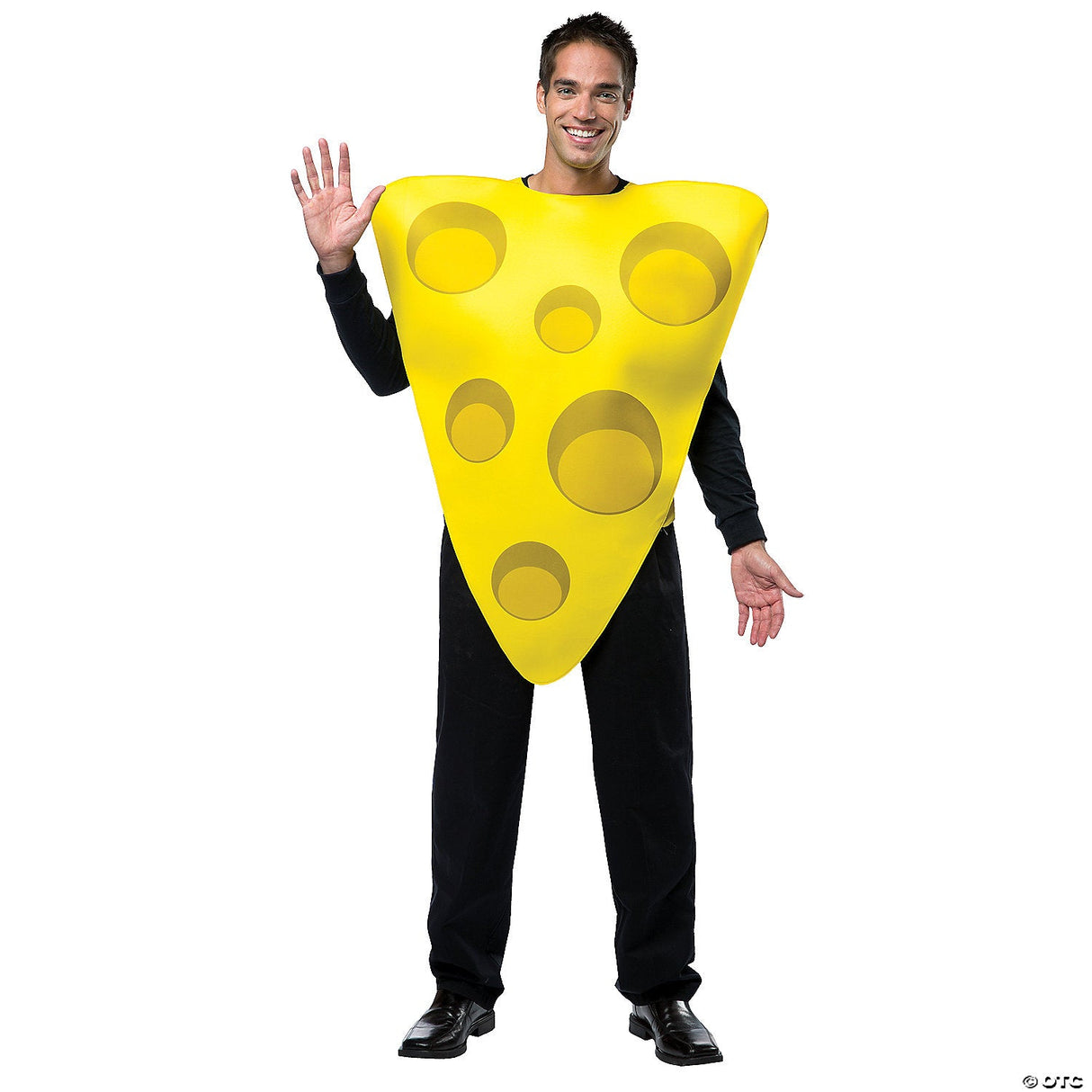 Adult Cheese Costume – Food Slice Funny Halloween Cosplay Party Outfit