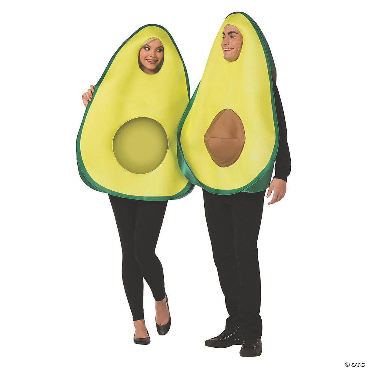Adult’s Avocado Couples Costume - Funny Couples Halloween Costume Party Dress Up
