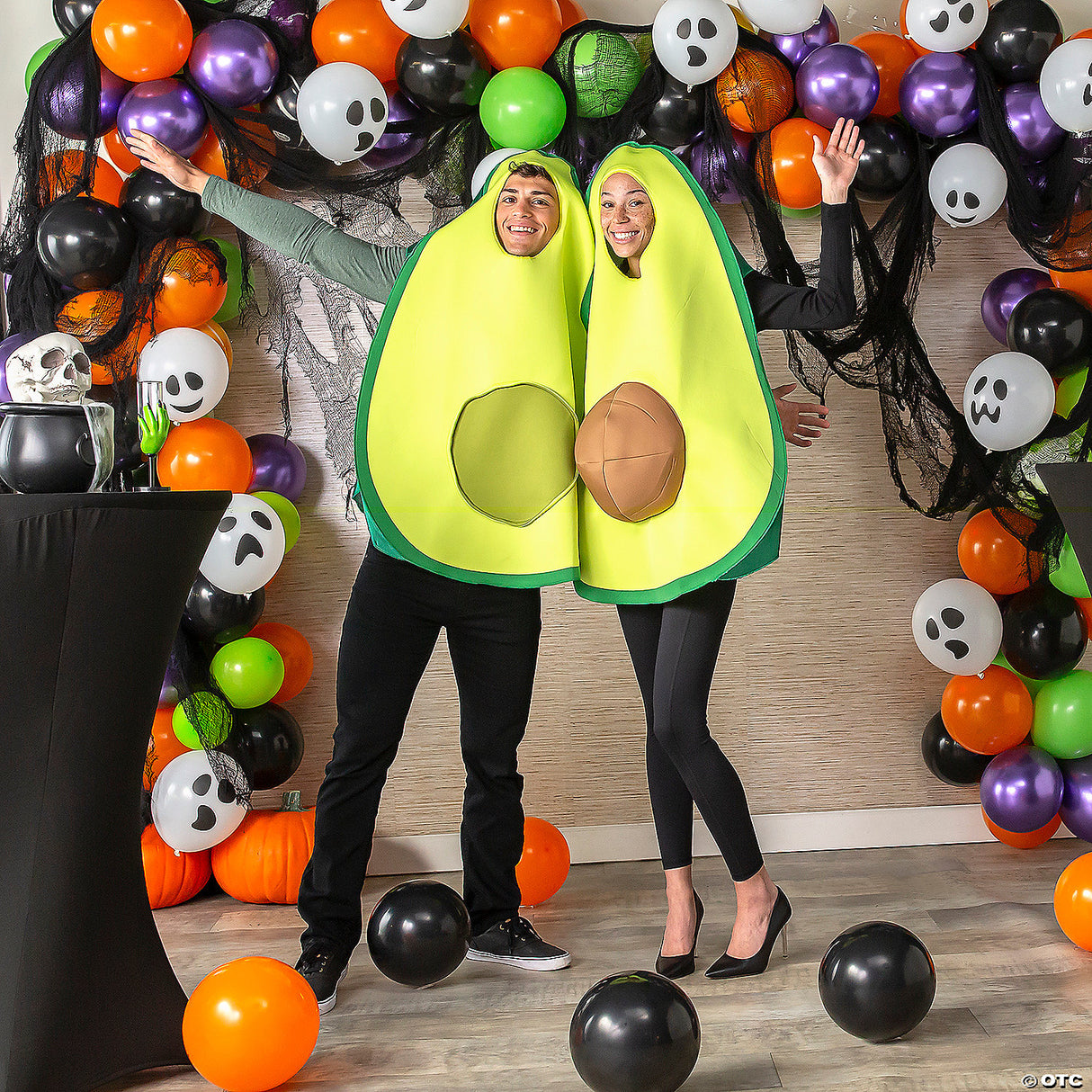 Adult’s Avocado Couples Costume - Funny Couples Halloween Costume Party Dress Up