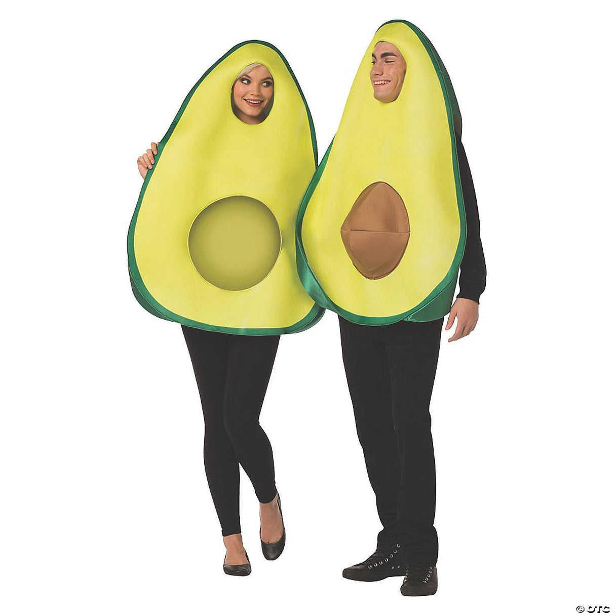 Adult’s Avocado Couples Costume - Funny Couples Halloween Costume Party Dress Up