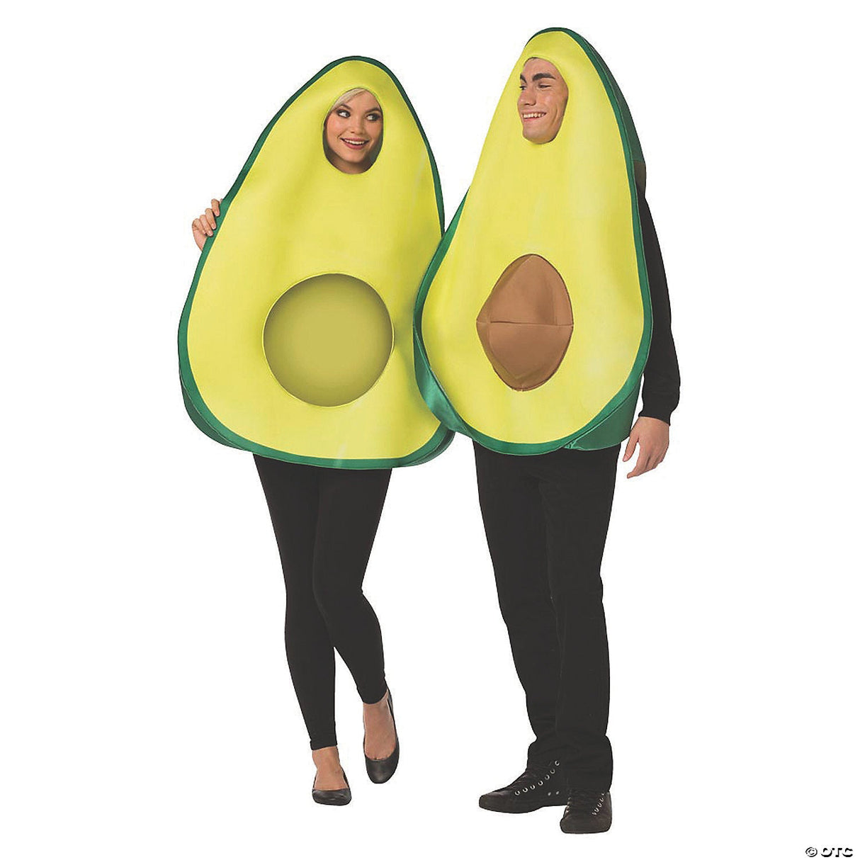 Adult’s Avocado Couples Costume - Funny Couples Halloween Costume Party Dress Up
